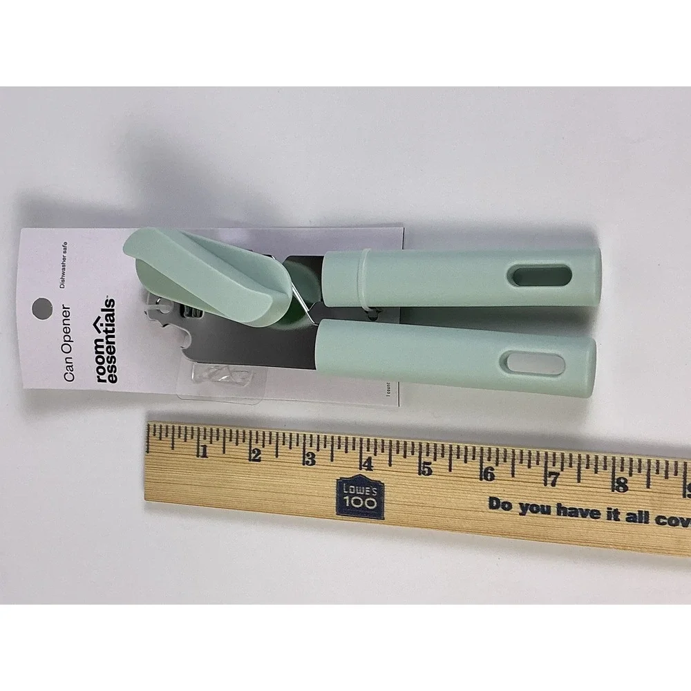 Room Essentials Mint Green Manual Can Opener Dishwasher‎ Safe NEW